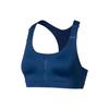 Li Ning Fitness Series однотонный обтягивающий спортивный бюстгальтер с высокой поддержкой, женское нижнее белье синего цвета AUBS106-6