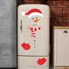 New Magnetic Christmas Snowman Fridge Door Stickers Merry Christmas Decoration