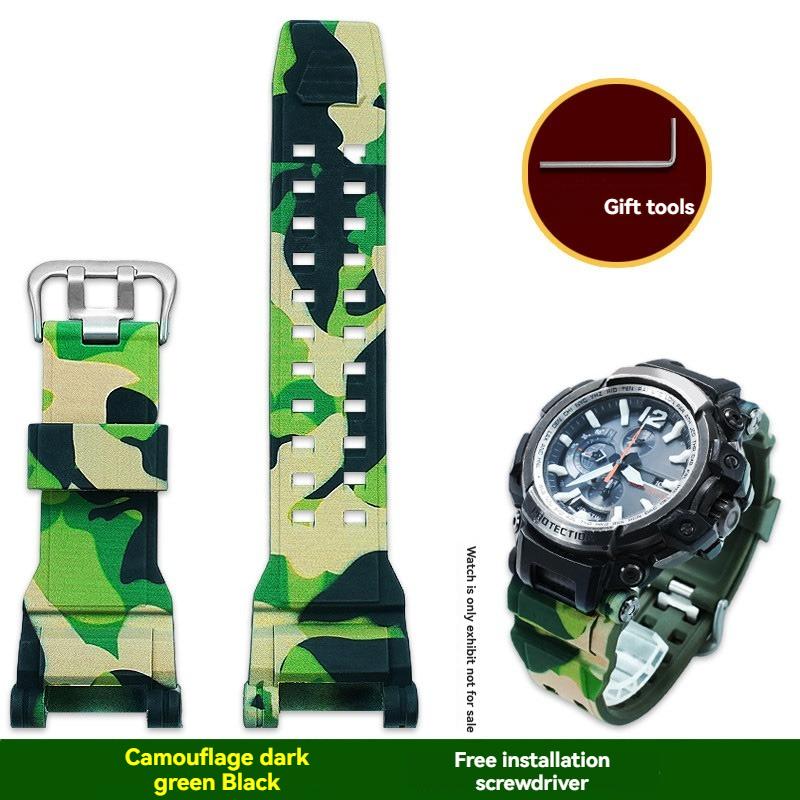 GPW 2000 Мягкий силиконовый ремешок из смолы Для Casio G-Shock Master 5502 Air GPW-2000 ремешок для часов водонепроницаемый сменный браслет