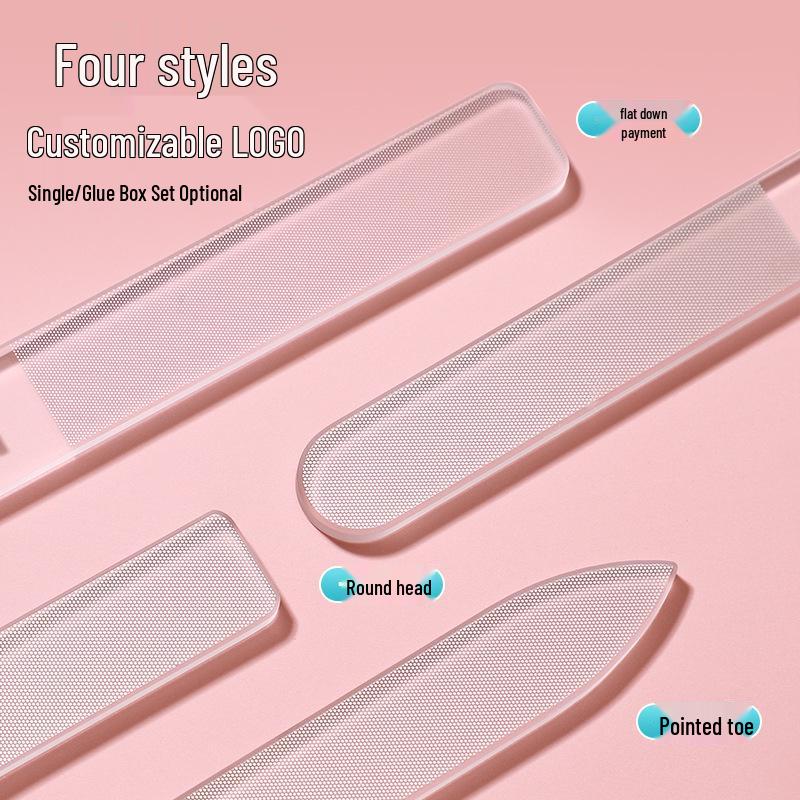 Nano Glass Nail File for Transparent Nail Art and Shaping