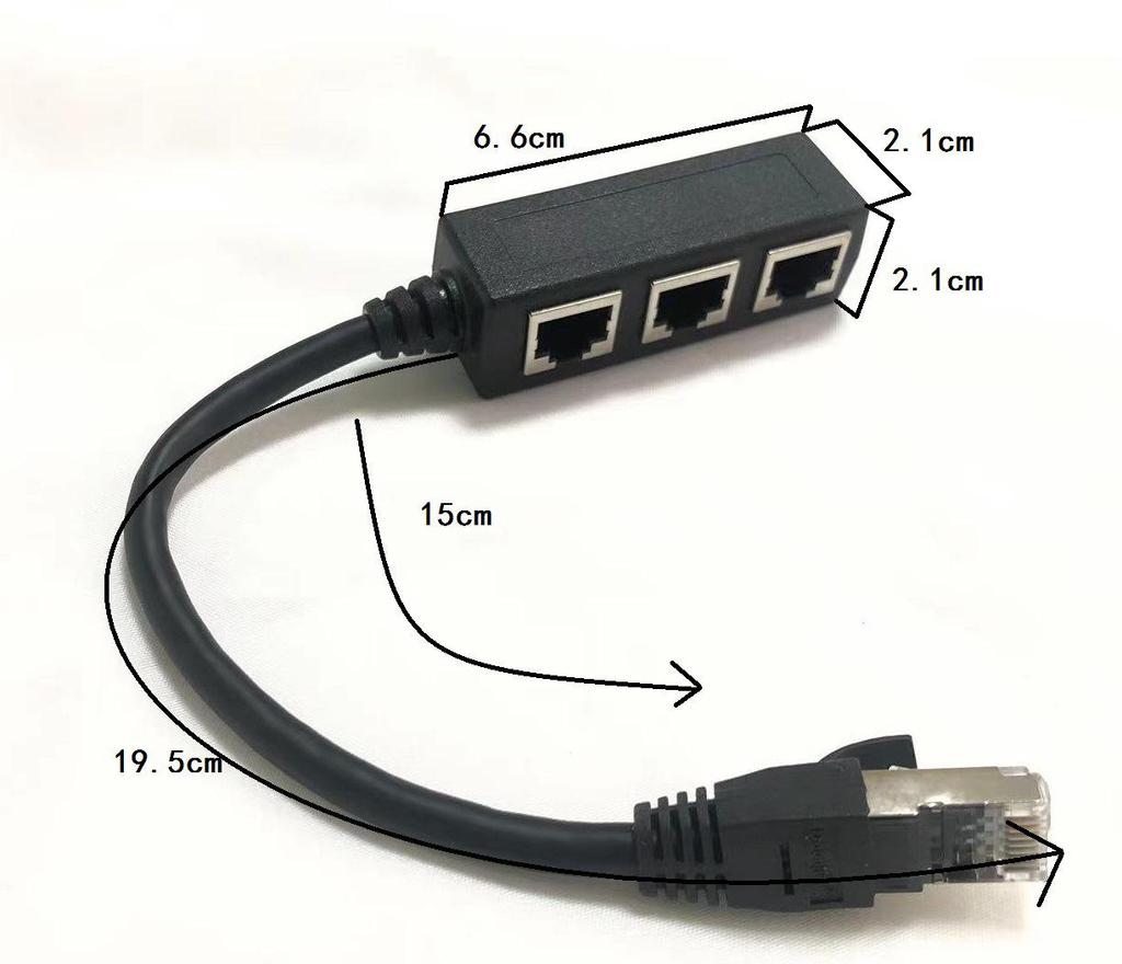 Удлинительный кабель адаптера-разветвителя Ethernet RJ45 — сетевое подключение от 1 до 4 — дополнительная информация