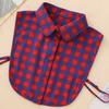 New Style Sweater Decorative Plaid Fake Collars—versatile Shirt Collars for Women