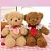 Pinktied Teddy Bear Plush Toy Stuffed Animal Doll Childrens Birthday Gift