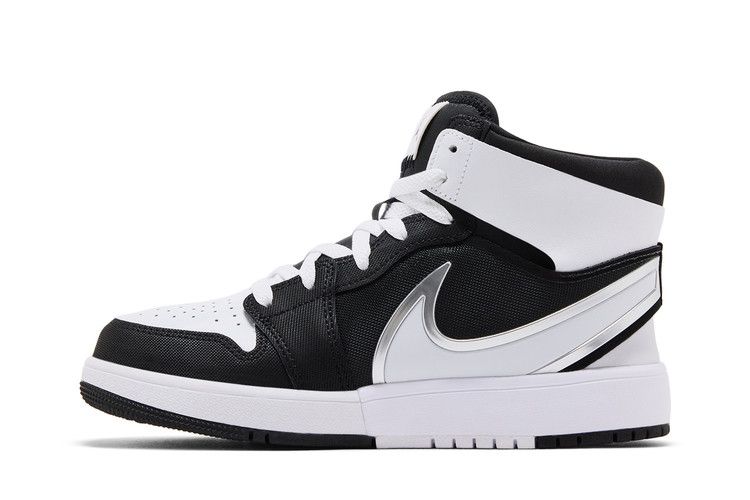 Air Jordan 1 Mid RM EasyOn GS 'Черно-белый'