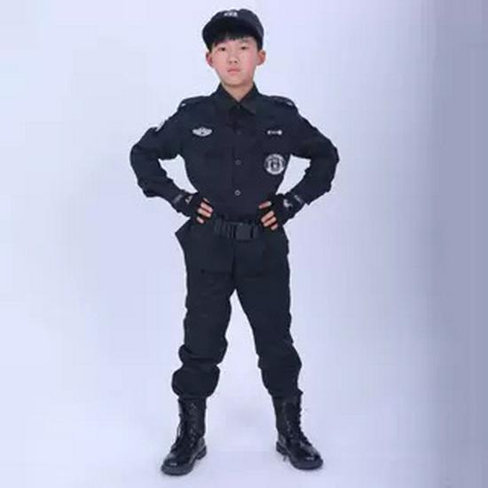 Kids' Police and SWAT Uniform Set: Boys' Police, Girls' SWAT, Camouflage Soldier Set.