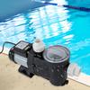 1.5HP Ground Pool Pump, IPX5 Powerful Self Primming Swimming Pool Pump, 1100W Indoor & Outdoor Use Hot Tub & Spa Pump with Timer