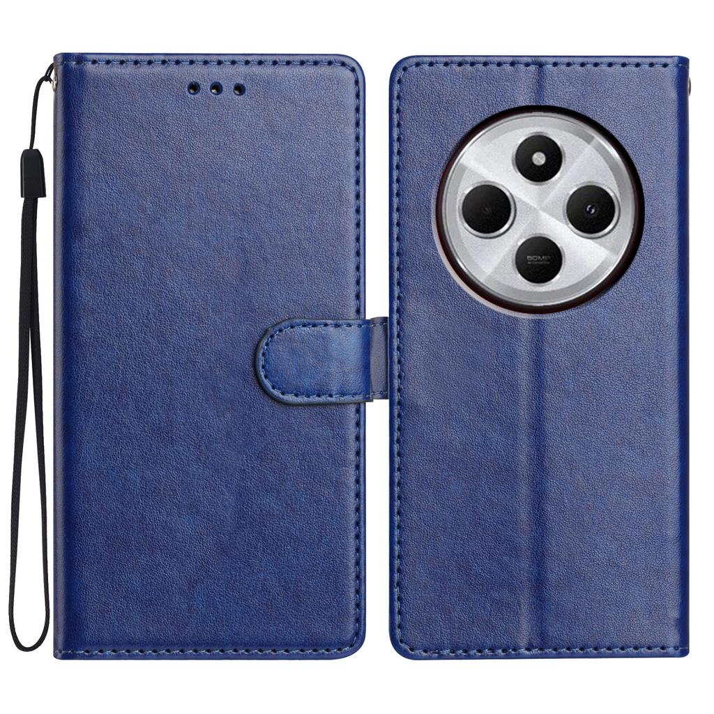 Для Xiaomi Redmi A4 5G Кожаный чехол-кошелек с подставкой Чехол для телефона с удобным ремешком