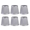 6PCS Clip On Design Lamp Cover 4.3 inch Height Small Lamp Shades Unique Lampshade  Table Lamp