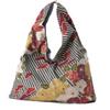 Сумка Furoshiki с японским узором Flower Line Eco Sub Tote в стиле кимоно юката Уважение к пожилым Подарок на день рождения [Noren] (Восточная сумка/Ретро - Синий) Сумка, Сумка,