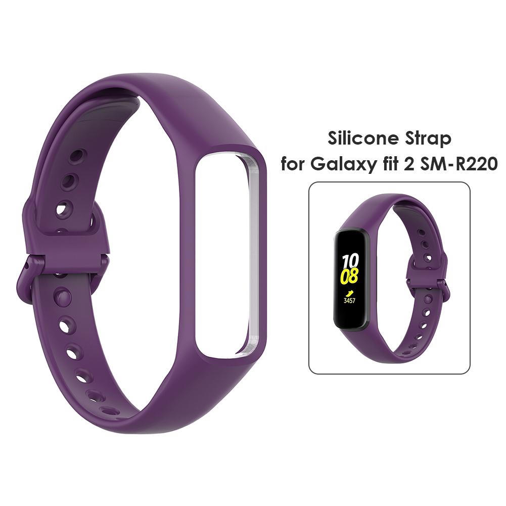 Силиконовый сменный ремешок для часов Samsung Galaxy Fit 2 SM-R220