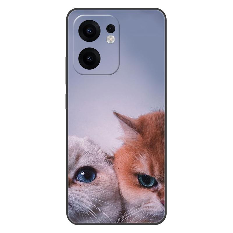 For OPPO Reno13 F Case 13F Flowers Silicone Soft TPU Back Cover For OPPO Reno 13F 5G Case CPH2699 Coque Shockproof Fundas