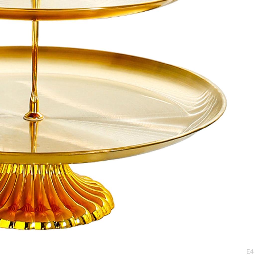 Cake Display Stand Food Server Holder Stainless Steel Cup Tower for Dessert