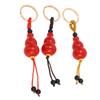 3PCS Gourd Pendant Fashionable Multifunctional Eye Catching Gourd Style Water Bottle Keychain for Decorations