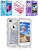 Защитный противоударный чехол с блестками и жидким песком для Iphone 678px