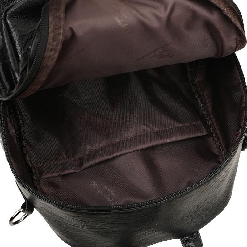 Женский рюкзак с вышивкой, многоцелевой кожаный рюкзак, школьный рюкзак для студентов