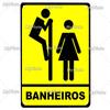 [MyPlate] Bathroom Rules Vintage Metal Sign Plaque Toilets Tin Sign Wall Decor For Pub Club Man Cave Bar Decoration Tin Plates