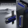 Бесbladный вентилятор с USB-зарядкой: Настенный, вертикальное/горизонтальное использование для офиса, кухни, общежития