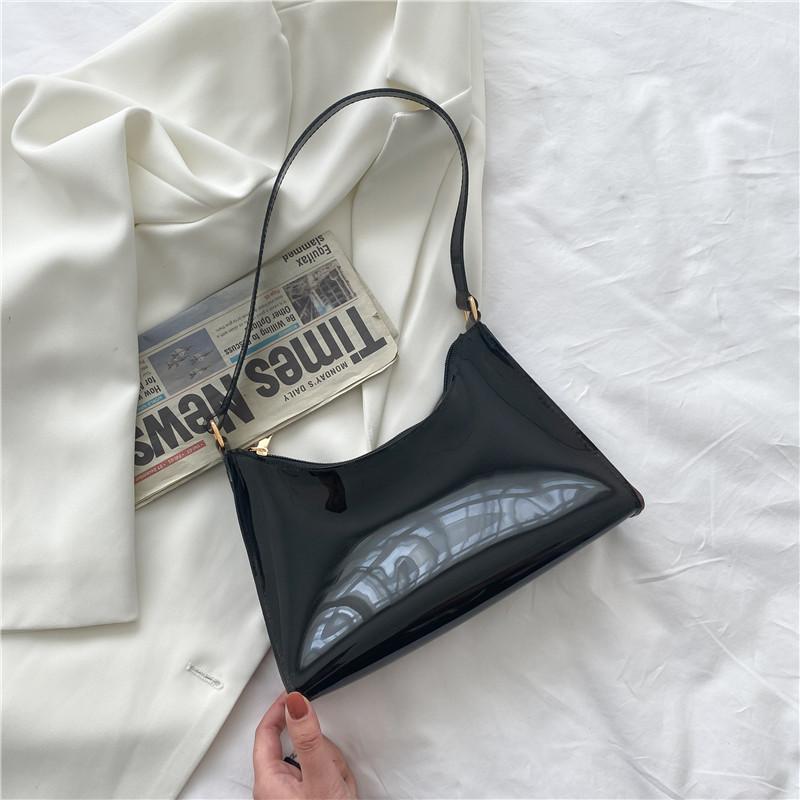 Yogodlns Women Underarm Shoulder Bag PVC Transparent Fashion Designer Small Handbag Purse Jell Hobos Bags Female Summer Top Handle Bags