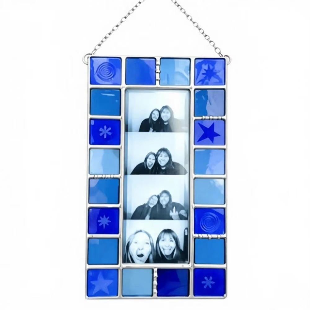 Rectangular Photo Frame Suncatcher Acrylic Window Suncatcher Wall Hanging Decor