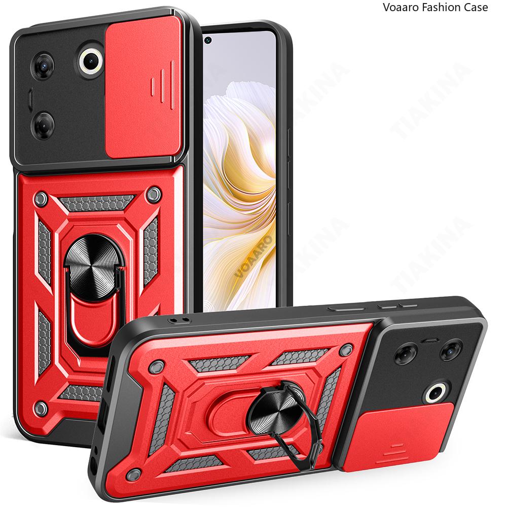 Чехол-книжка Slide Lens Armor для Tecno Camon 20 Pro 5G Чехол с магнитной вращающейся подставкой-кольцом для Tecno Camon 20 Pro 5G