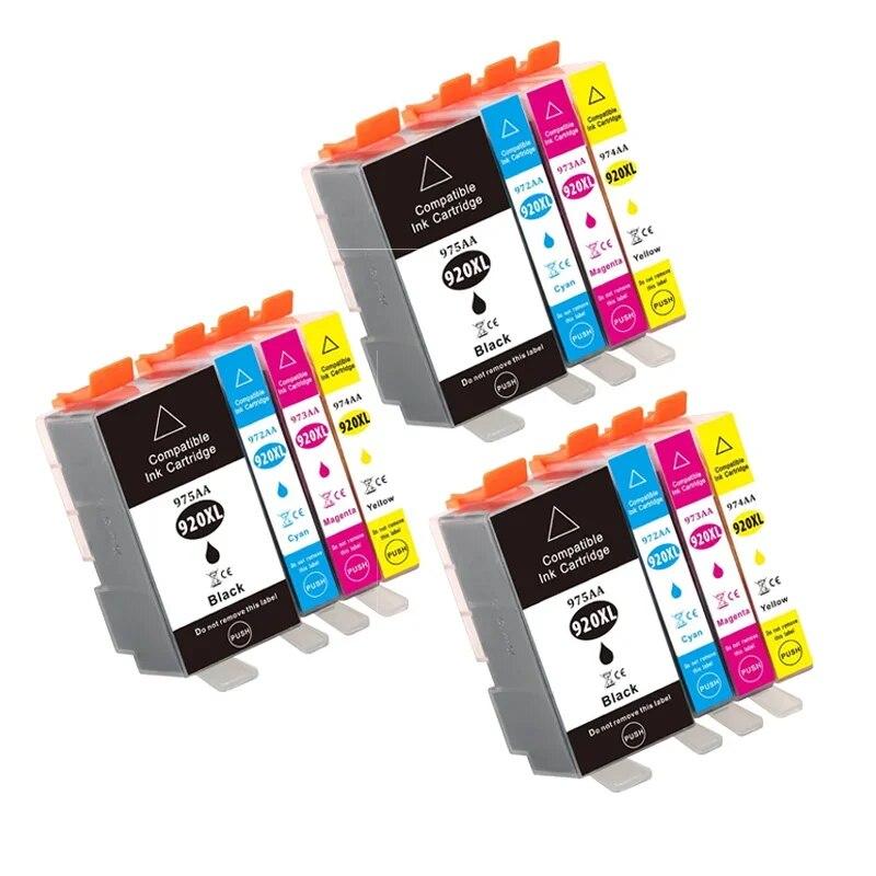 1 комплект совместимых картриджей 920xl 920 XL для HP Officejet 6500 6500A 6000 7000 7500 7500A E709c E709 картриджи для принтеров