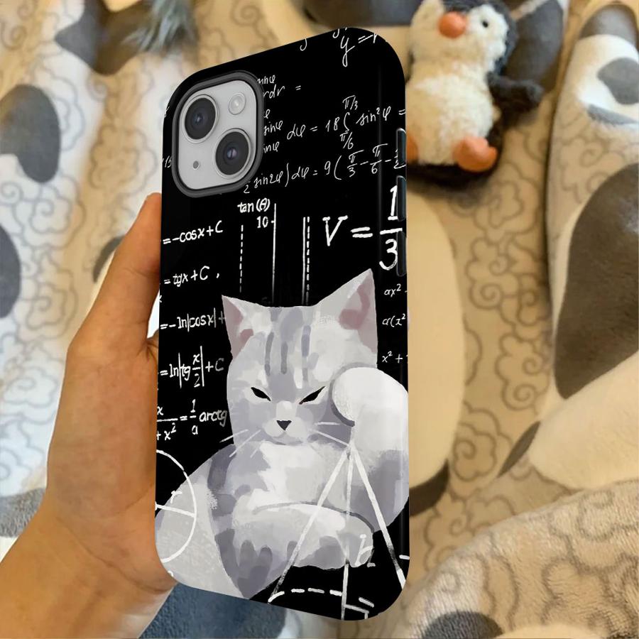 Чехол для телефона "Кот, который любит учиться" для Xiaomi Redmi Note 14 4G 14 Pro Plus 5G Мягкий чехол Capa