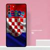 Чехол для телефона Флаг Хорватии для Samsung Galaxy S25 S26 Ultra S20 S21 S22 S23 S24 S10 Plus S25 FE Cover Coque