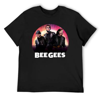 Bee- gees 2 Футболка свитшот синий архив хиппи одежда мужские футболки больших размеров