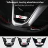 2026 New For VOLKSWAGEN VW ABS Metal R Rline Emblem Car Steering Wheel Decoration Sticker For Volkswagen R-Line GTI Polo Golf Pa