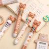 Office Supplies Stationery Student Writing Pens Cartoon Bear Ballpoint Pen Ten Color Ball Pen