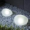 Solar lawn Lamp Outdoor Solar Pebble Rock Waterproof Garden Cobblestone Glowing Stone Landscape Lights For Street Path Decora