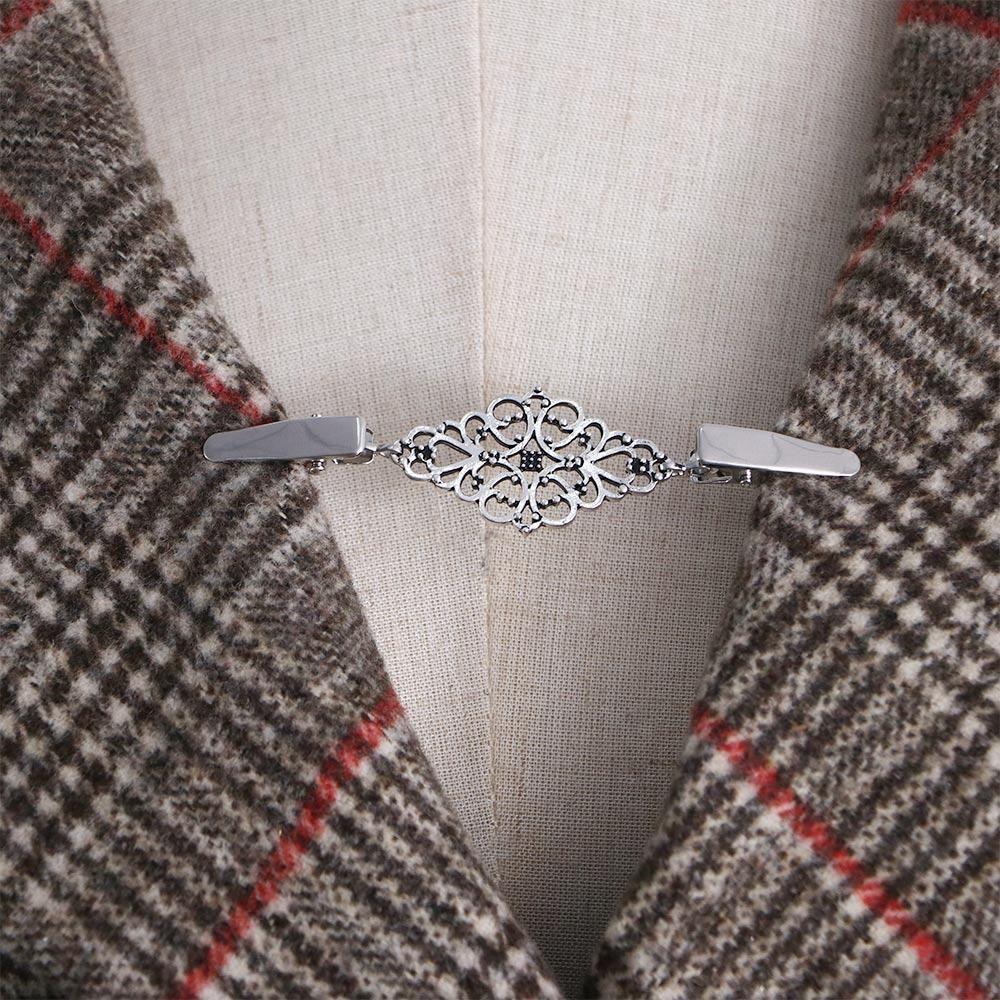 Практичная мода Женское платье Декор Сплав Материал Ретро Застежка для одежды Застежки для одежды Зажимы для кардигана Зажимы для ткани
