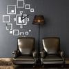 3D настенные часы зеркало Diy креативные зеркальные часы стерео акриловые гостиная спальня украшения настенные часы новая мода