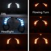 New DRL LED Daytime Running Light Fog Lamps Turn Signal For 14-22 Toyota 4Runner