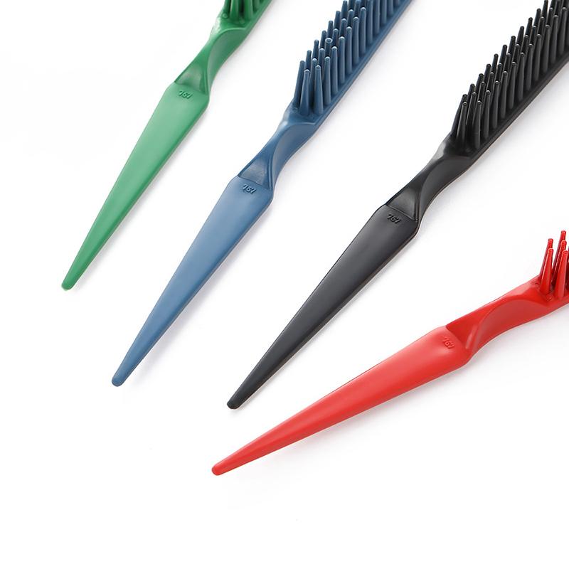 1/2pcs, Mouse Tail Comb Women's Fine Tooth Comb Parting Carbon Fiber Root Teasing Anti-static Hair Design