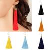Fashion Women Bohemian Style Long Tassel Dangle Hook Earrings Pair of Drop Earrings