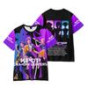 4 Colors Fashion KPop Demon Hunters Cartoon T Shirts for Women Men Summer Clothing Fitness O Neck Man T-shirt Oversized Men T-shirts Tops