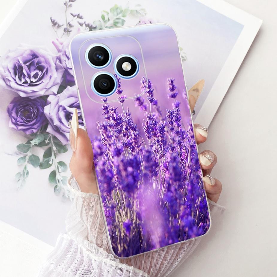 Чехол для Honor X8d 4G Красивая Девушка Павлиний Рисунок Мягкий Силиконовый Чехол для Телефона Для Honor X8d X 8d HonorX8d 4G Fundas Бампер