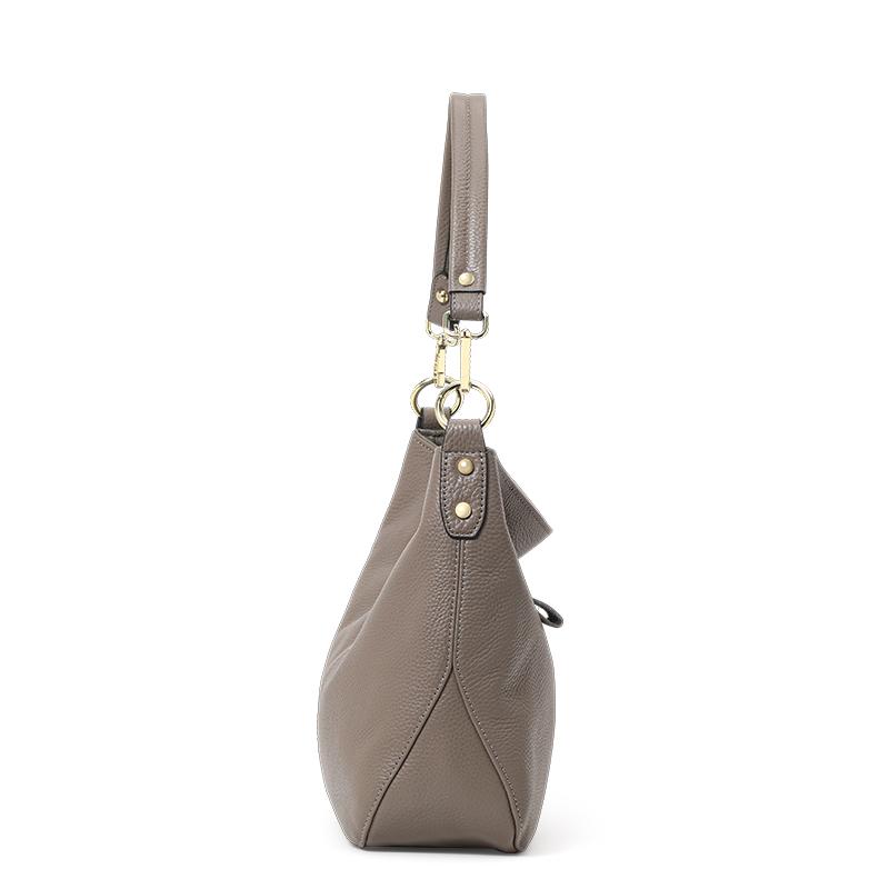 Aidrani Женская сумка из натуральной кожи, однотонная, вместительная сумка-тоут, сумка через плечо из коровьей кожи