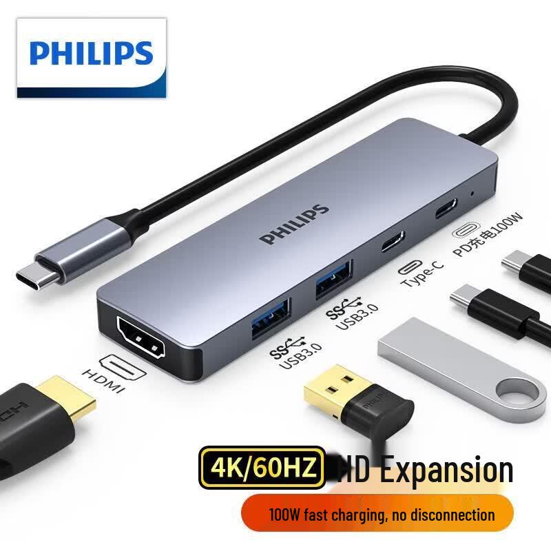 Philips Хаб USB Type-C на HDMI 4K 60 Гц