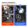 AABIB1 For Benz Car Leather Air Outlet Storage Bag Sundries Pocket Tissue Boxes Auto Accessories Exclusive AMG W124 W203 W204 SPRINTER
