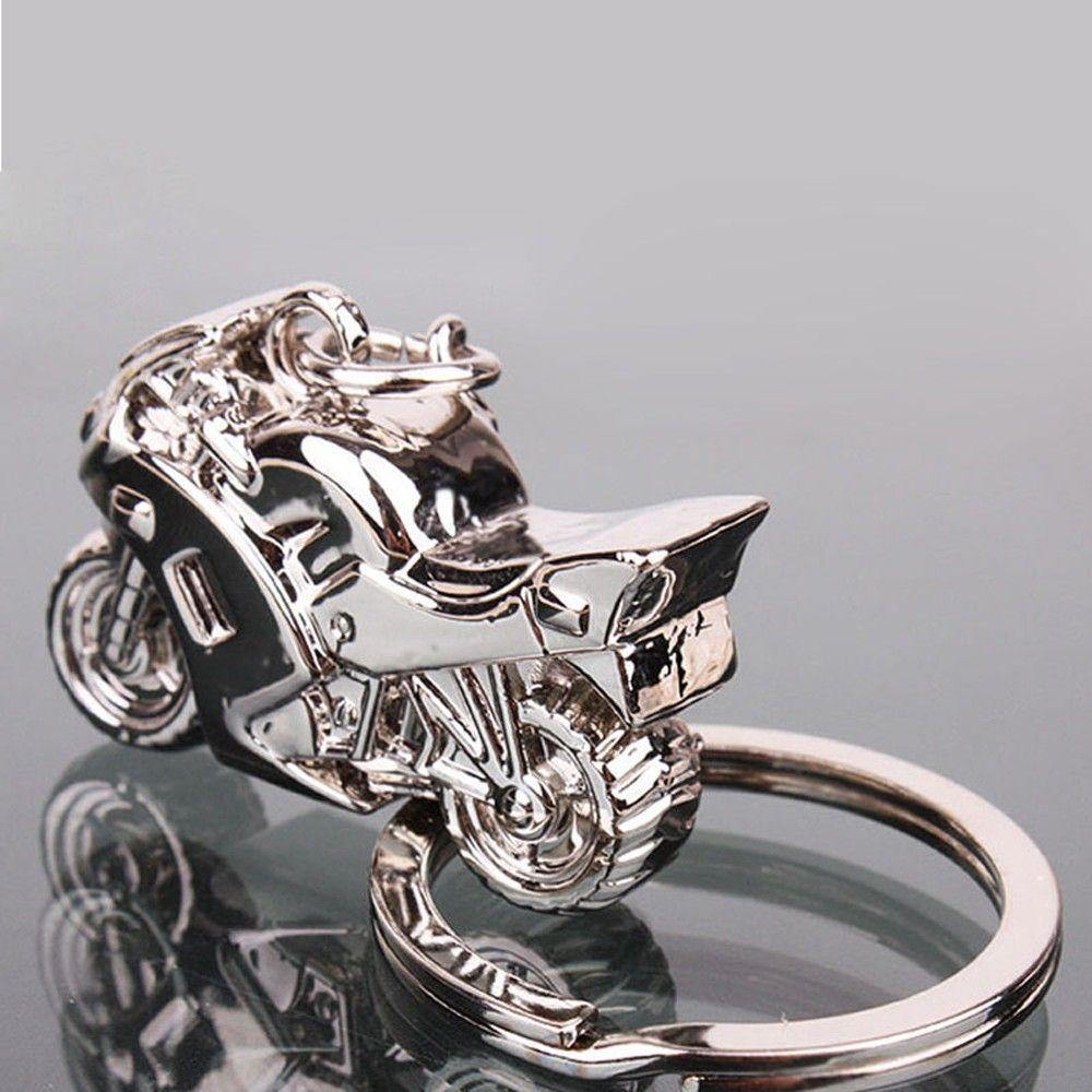Gifts Mini Motorcycle Motor Shape Key Rings Key Chain Cool Car Key Ring 3D Motorcycle Design