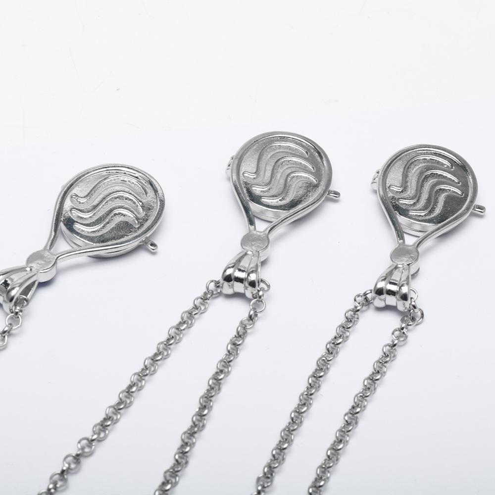 Аниме-тематическое ожерелье с магнитной подвеской в виде ракушки русалки с отпечатком красного песка