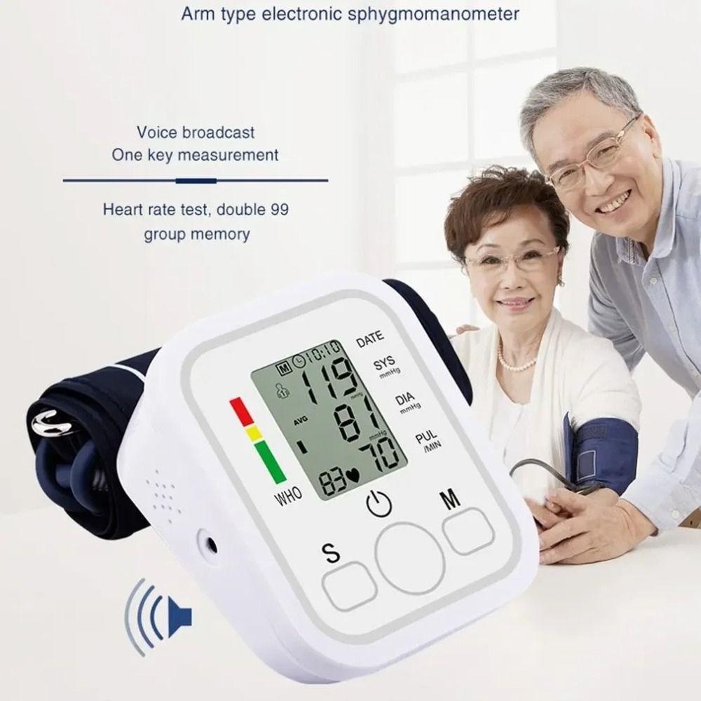 Heart Pulse Blood Pressure Measurement Tool Health Sphygmomanometer Old People