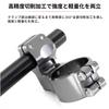 ZETA RACING PILOT Handle MID Aluminum Alloy Clamp Titanium Black Handle Bracket 25mm Fork F4649 Product Dirt Freak DIRTFREAK (A6061-T6) Part