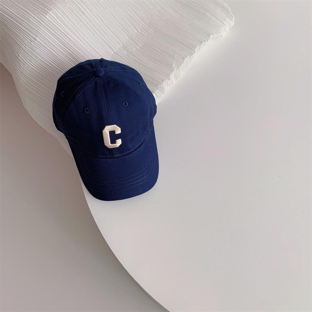 Autumn Kids Cap Children's Korean Letter Embroidery Boys and Girls Baseball Caps Travel Sunshade Peaked Caps