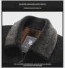 Men’s Chenille Winter Coat: Thickened Velvet Jacket for Middle-Aged & Elderly Dad