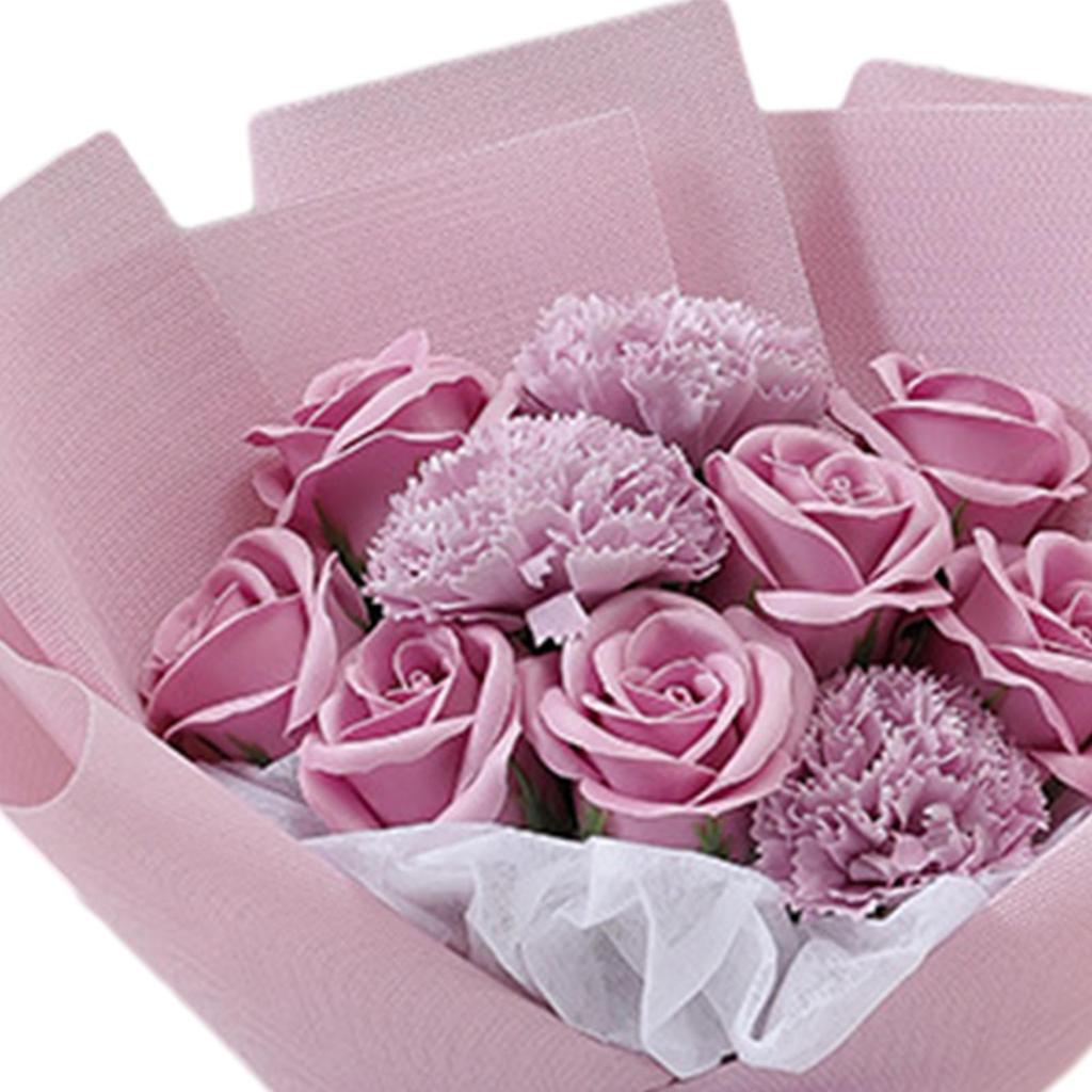 Букеты роз, центральный цветок из мыла для фестиваля, Дня матери, помолвки