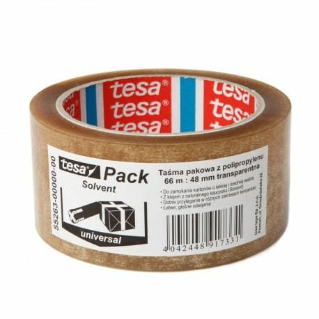 Tesa Solvent Packing Tape 66M 48Mm