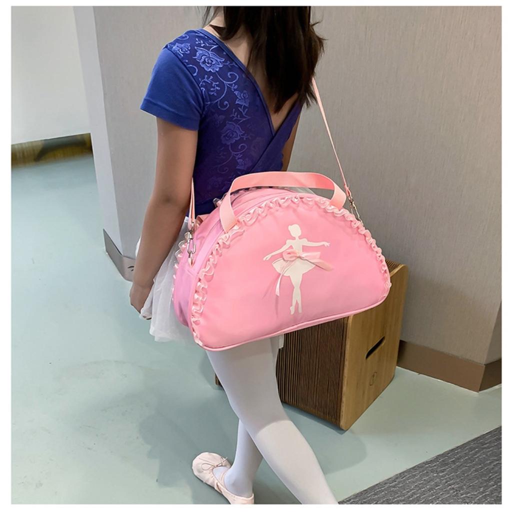Ballet Dance Bags Lace Handbag Waterproof Princess Bag Women Girls Ballet Dance Girls Dance Backpack Ballet Bag Handbag
